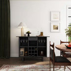 Modern Wine Cabinet Coffee Bar Cabinet with Wine Rack and Drawers
