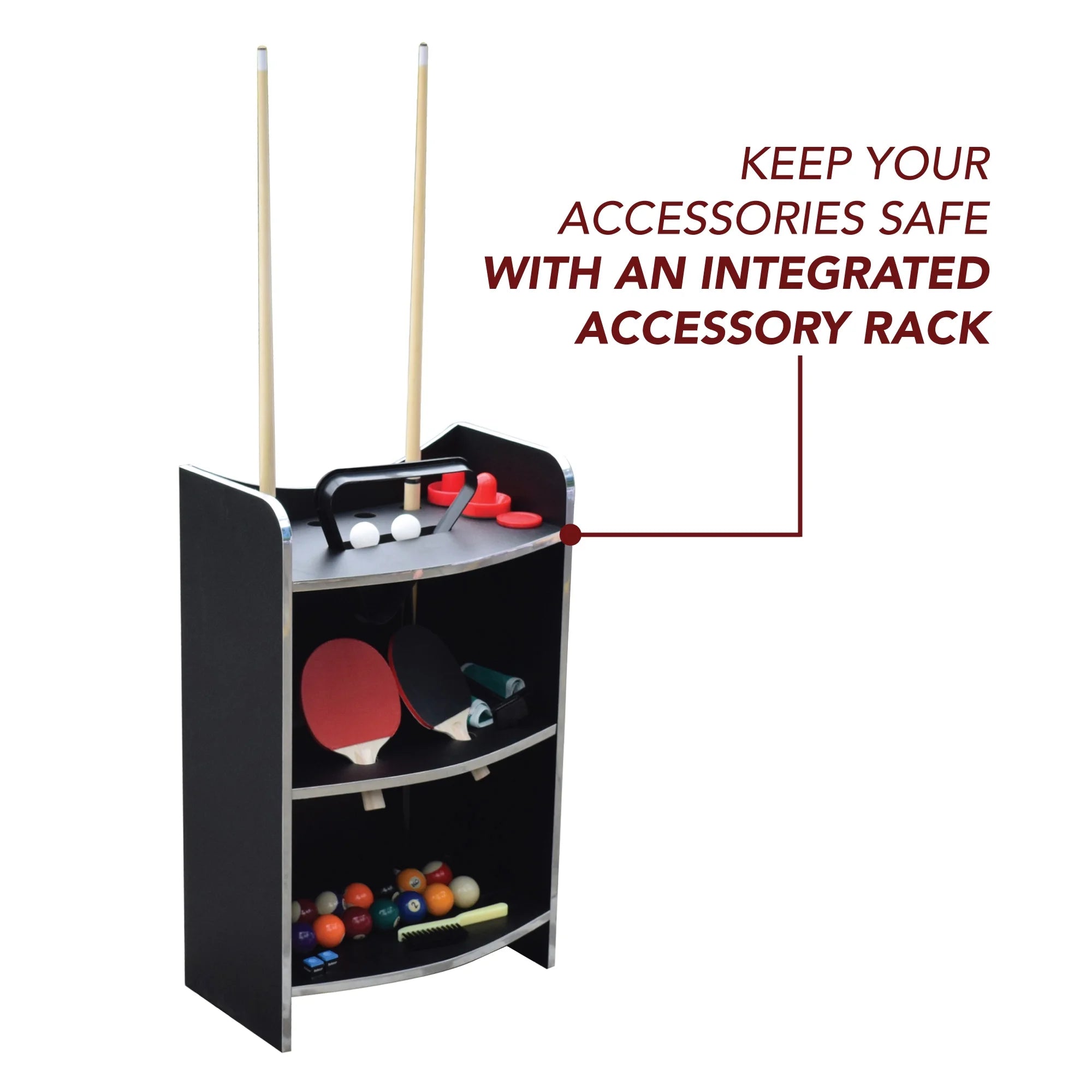 Triple Threat 6-Ft 3-In-1 Multi Game Table