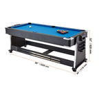88″ 3 in 1 Swivel Multifunctional Sports Game Table with Air Hockey & Billiards/Pool & Table Tennis for Home, Game Room, Friends and Family!