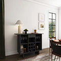 Modern Wine Cabinet Coffee Bar Cabinet with Wine Rack and Drawers