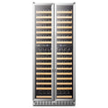 32 Inch 255 Bottle Dual Zone Compressor Freestanding Wine Refrigerator