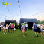 Portable Inflatable Golf Simulator Large 10X13X10 FT Indoor/Outdoor Golf Simulator Tent with Projection Screen All Skill Levels