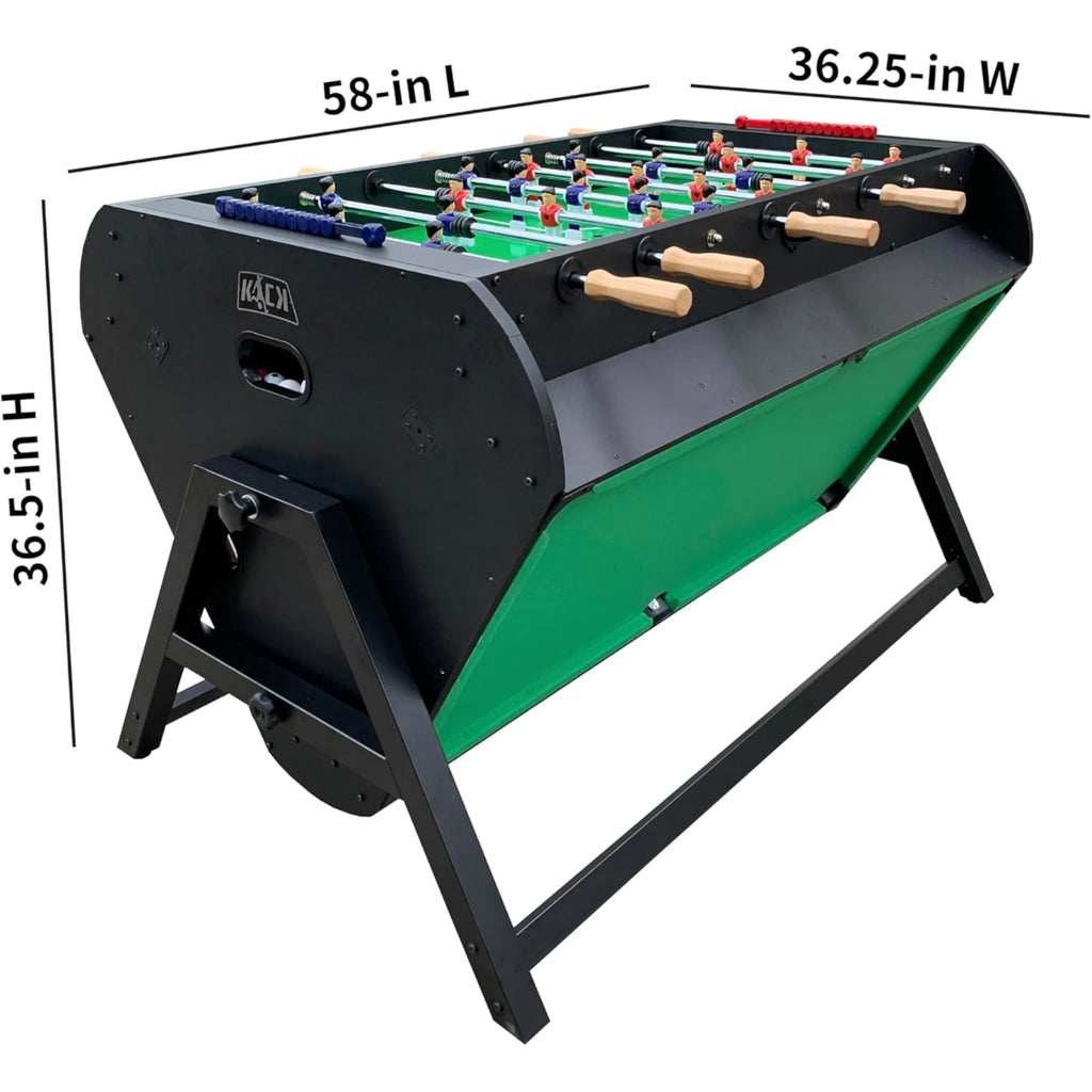 Triplex 55″ Telescopic Rods 3-In-1 Swivel Multi Game Table – Foosball, Pool/Billiards & Air Hockey
