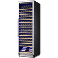 Upgraded 24 Inch Wine Cooler Refrigerator, 190 Bottles Wine Fridge with Professional Temperature Control System, Freestanding or Built-In Installation, Quiet Operation