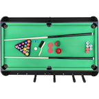 Triplex 55″ Telescopic Rods 3-In-1 Swivel Multi Game Table – Foosball, Pool/Billiards & Air Hockey