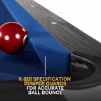 7 Ft Arcade Billiard Table with Pool Ball and Cue Stick Set (84 in X 48 In)