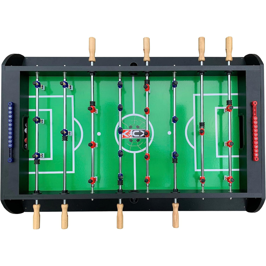 Triplex 55″ Telescopic Rods 3-In-1 Swivel Multi Game Table – Foosball, Pool/Billiards & Air Hockey
